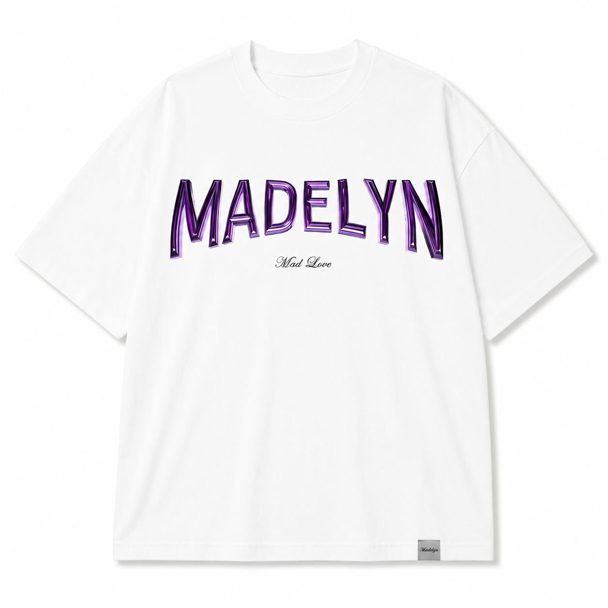 MADELYN 3D WHITE TEE
