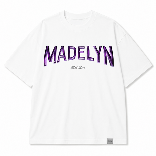 MADELYN 3D WHITE TEE