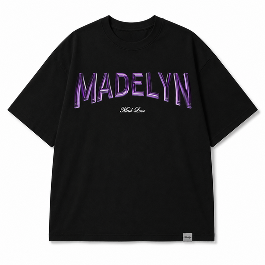 MADELYN 3D BLACK TEE