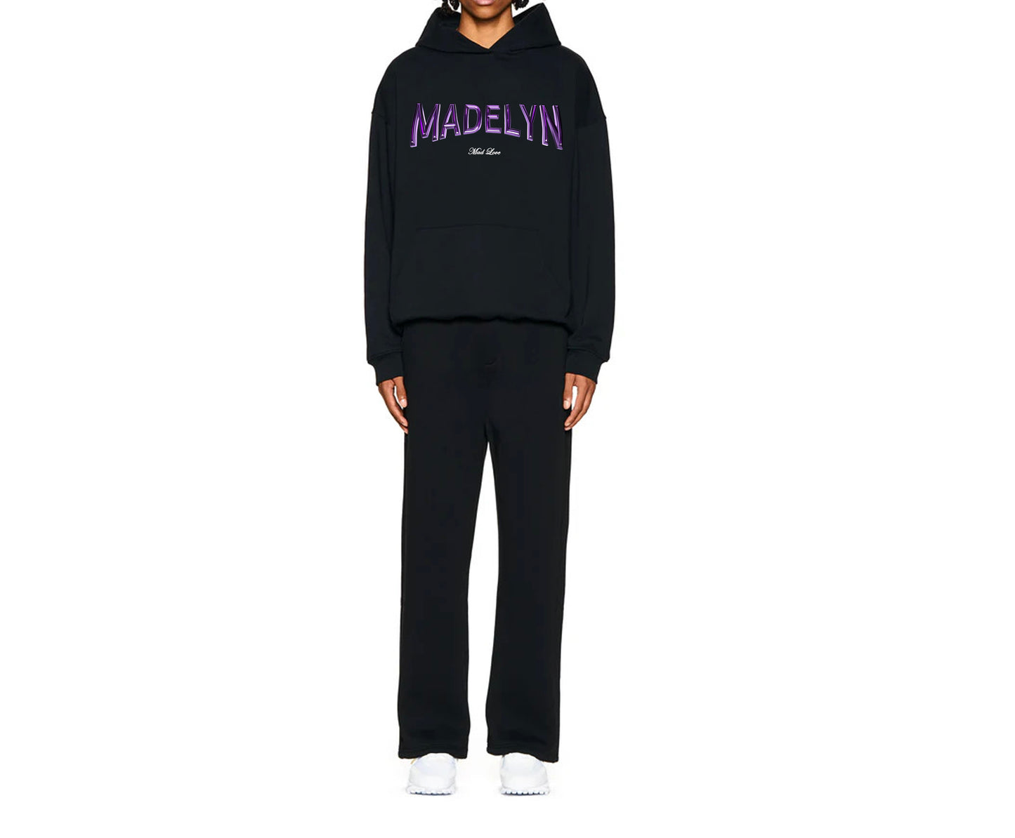 MADELYN 3D BLACK HOODIE